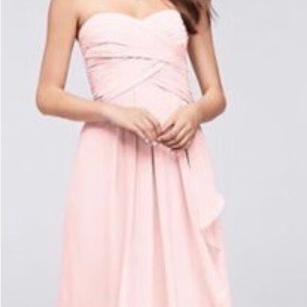 David’s Bridal petal pink bridesmaid dress size 12.